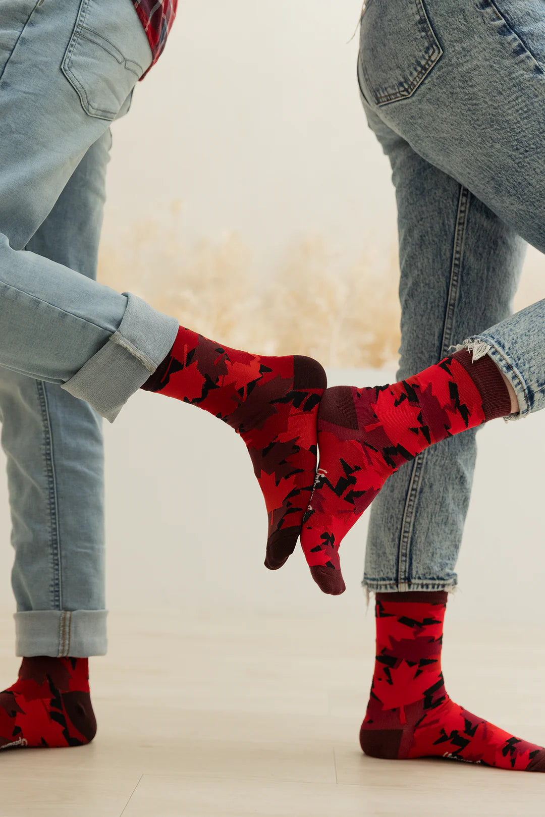 Chaussettes mi-mollet en coton « Patriot Love » par Uptown Sox - Grande