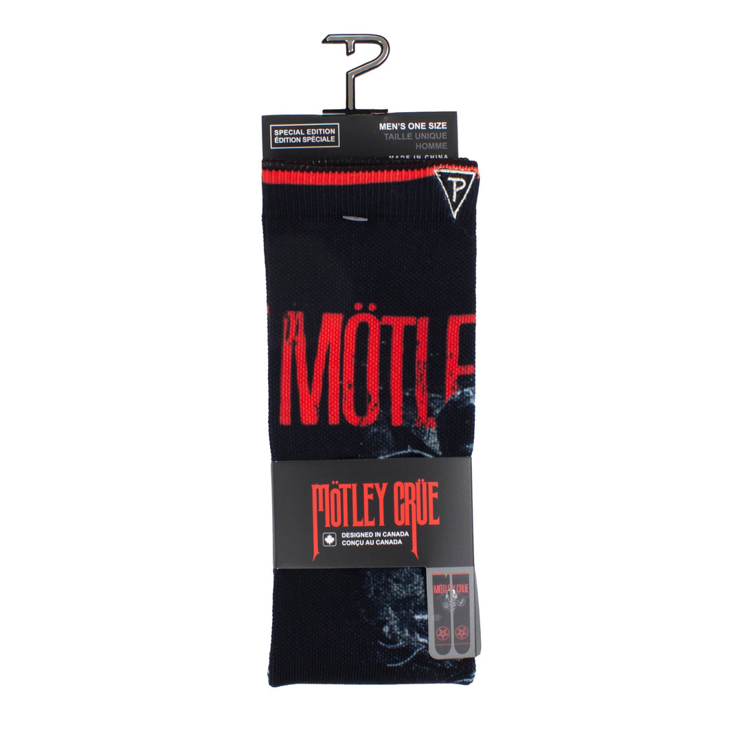 Chaussettes mi-mollet « Motley Crue Dr. Feelgood » de Perri - Taille L 