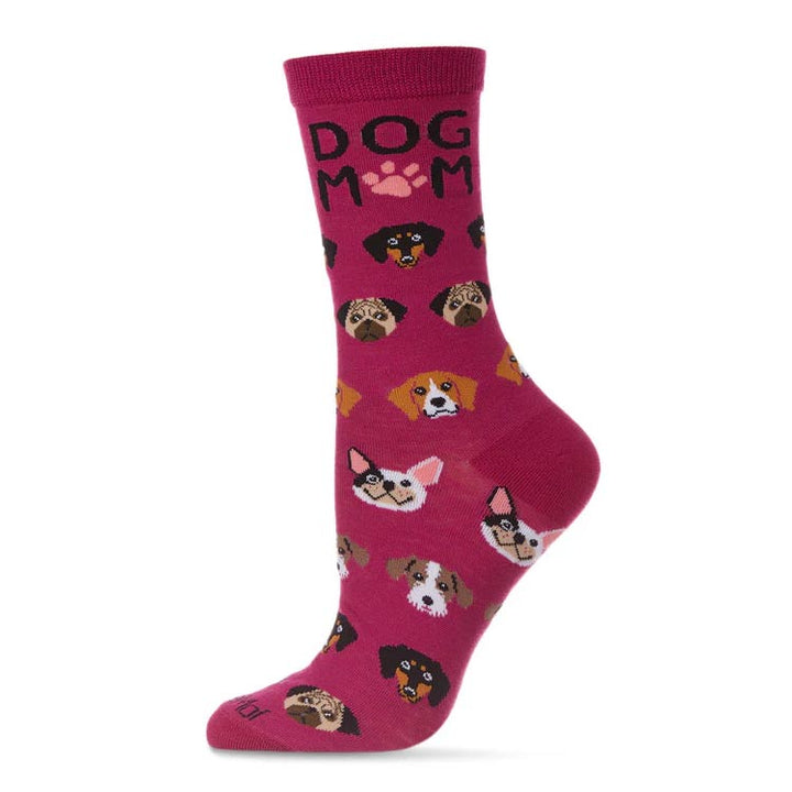 "Dog Mom Frenzy" Crew Bamboo Socks by Me Moí