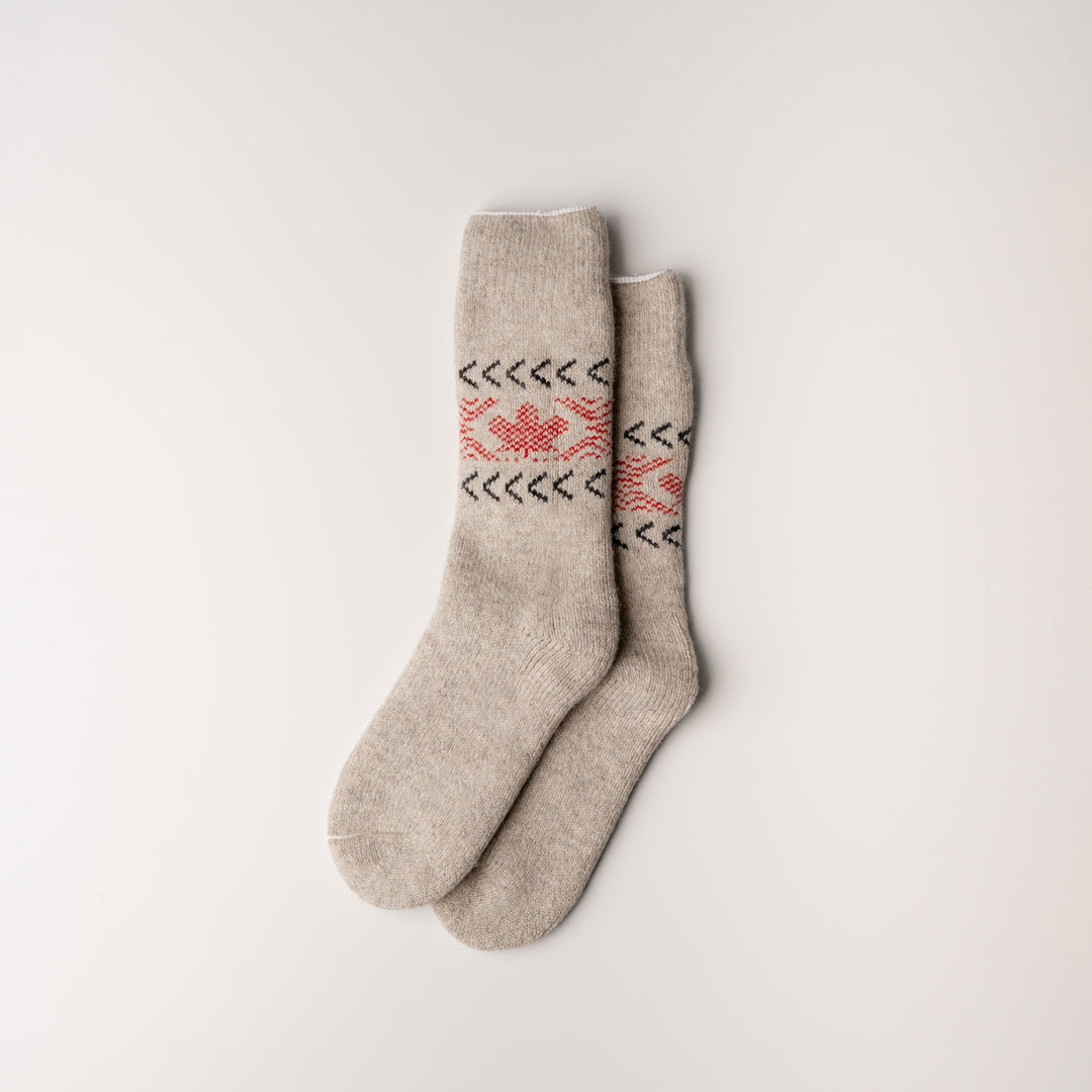 J.B. Field's Men's Icelandic "40 Below True North" Wool Thermal Winter Sock