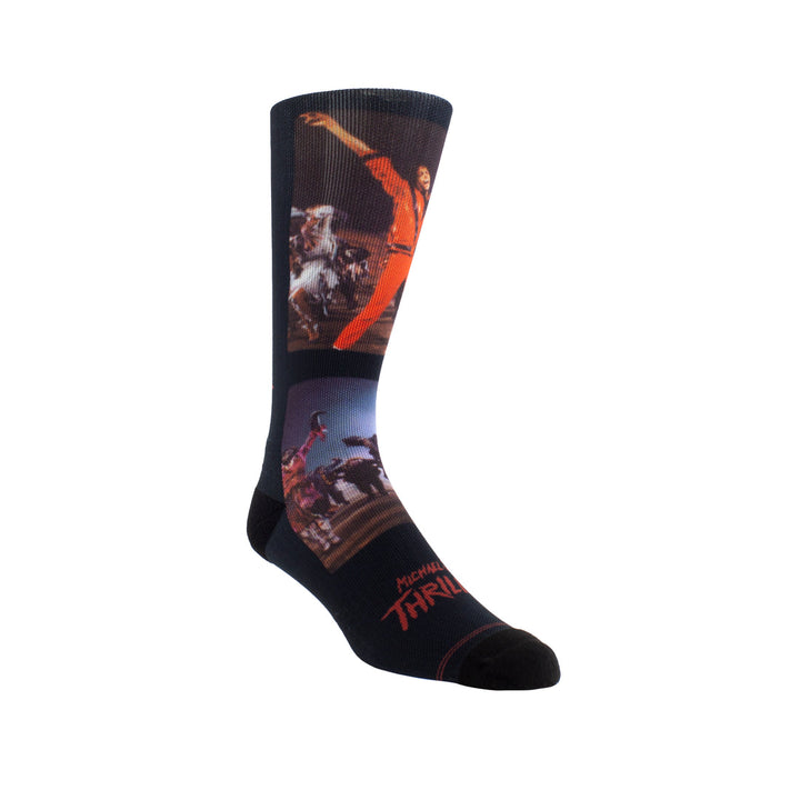 Chaussettes mi-mollet « Michael Jackson Thriller » de Perri - Grande