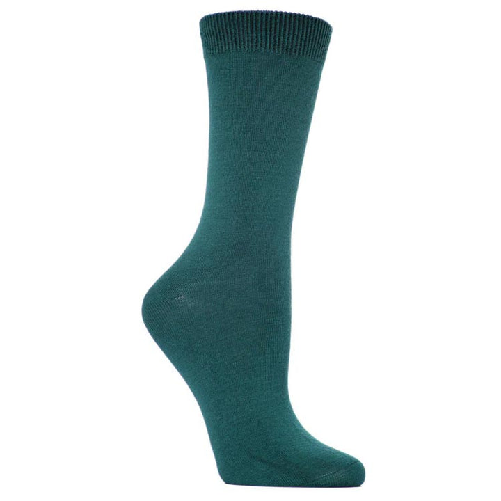 Chaussettes mi-mollet en mélange de bambou tricotées à la main par Me Moí