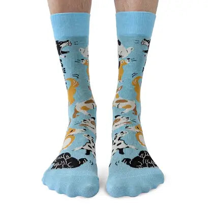 Chaussettes en coton « In a Pickle » par Uptown Sox