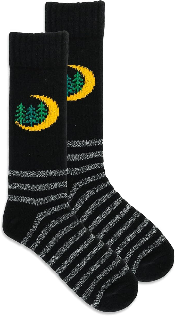 "Moon" Cotton Crew Boot Socks by Hot Sox