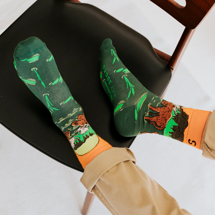 "Moose Natural" Bamboo Knit Socks