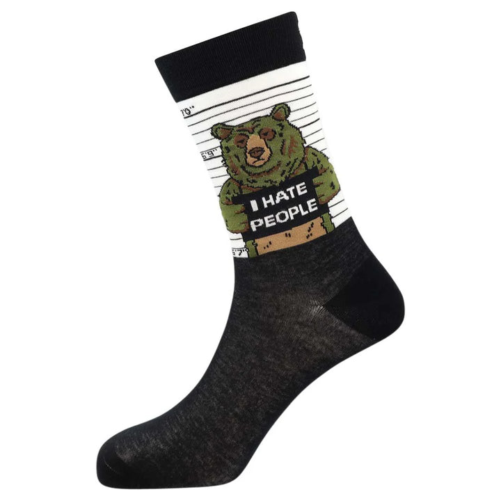 "Mr Grumps" Bamboo Crew Socks by Sexy Socks