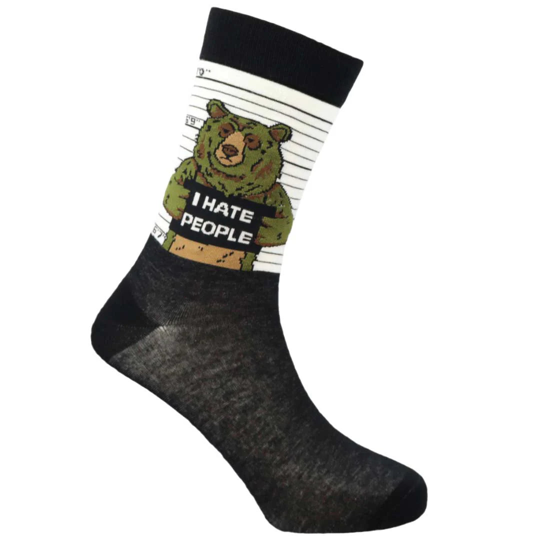 "Mr Grumps" Bamboo Crew Socks by Sexy Socks