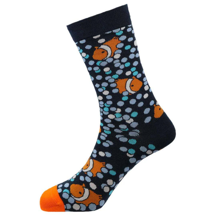 "Nemo" Bamboo Crew Socks By Sexy Socks