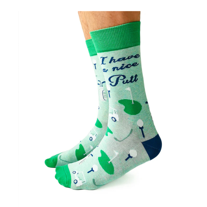 Chaussettes en coton « Nice Putt » par Uptown Sox 