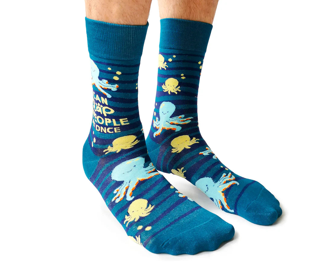Chaussettes en coton « Obscene Octopus » par Uptown Sox 
