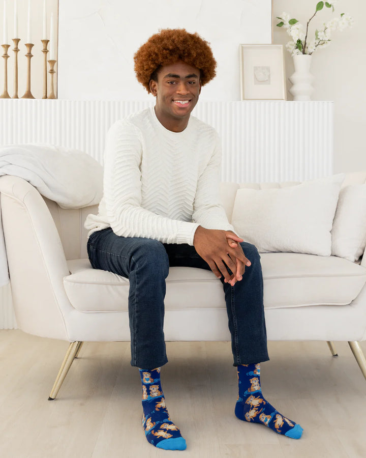 Chaussettes hibou « I'm a Hoot » par Uptown Sox - Medium 