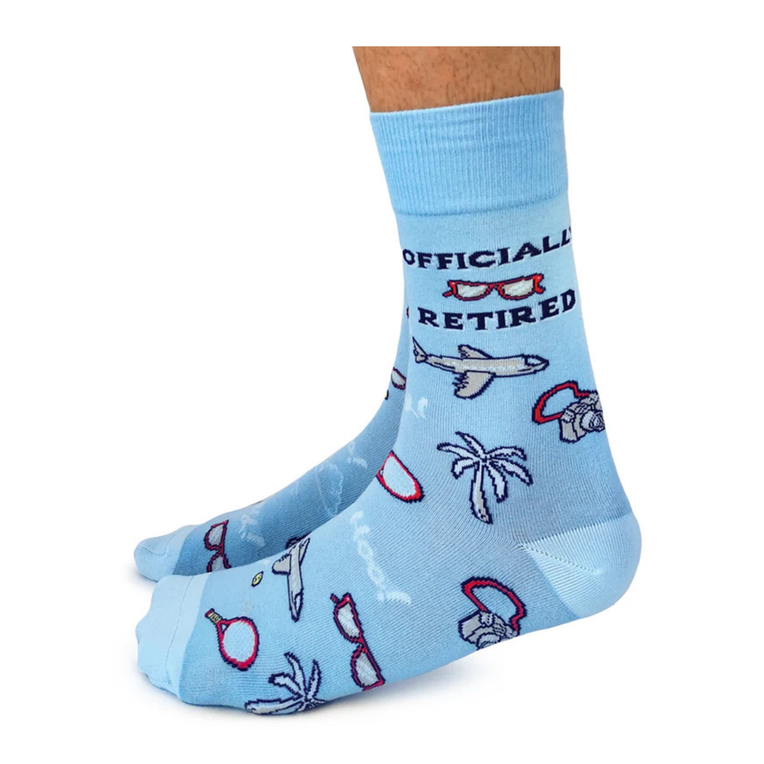 Chaussettes en coton « officiellement retirées » par Uptown Sox - Grande taille 