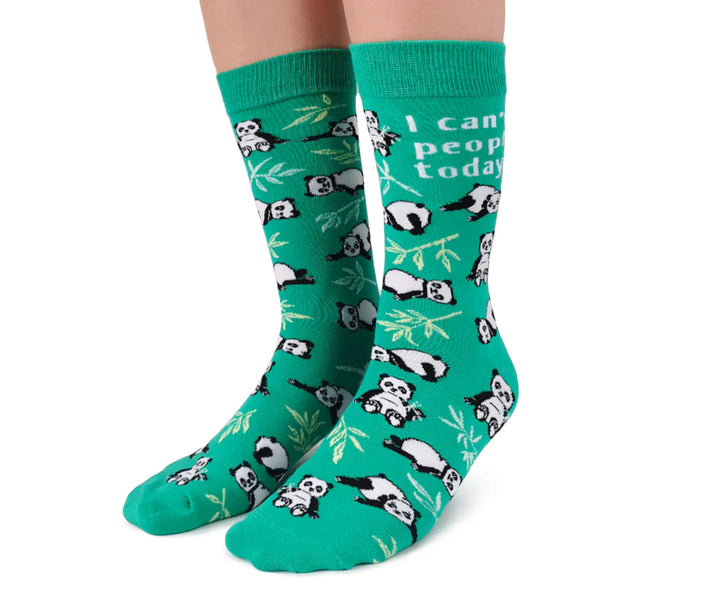 Chaussettes en coton « Passive Panda » par Uptown Sox