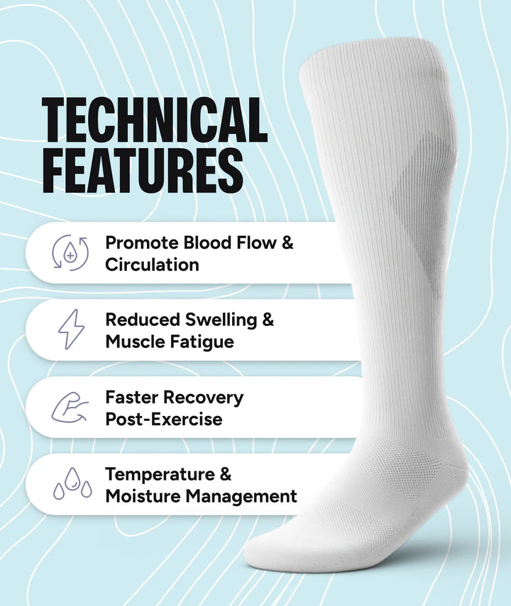 Chaussettes de course Performance Crew « Positive Thoughts » par Outway 