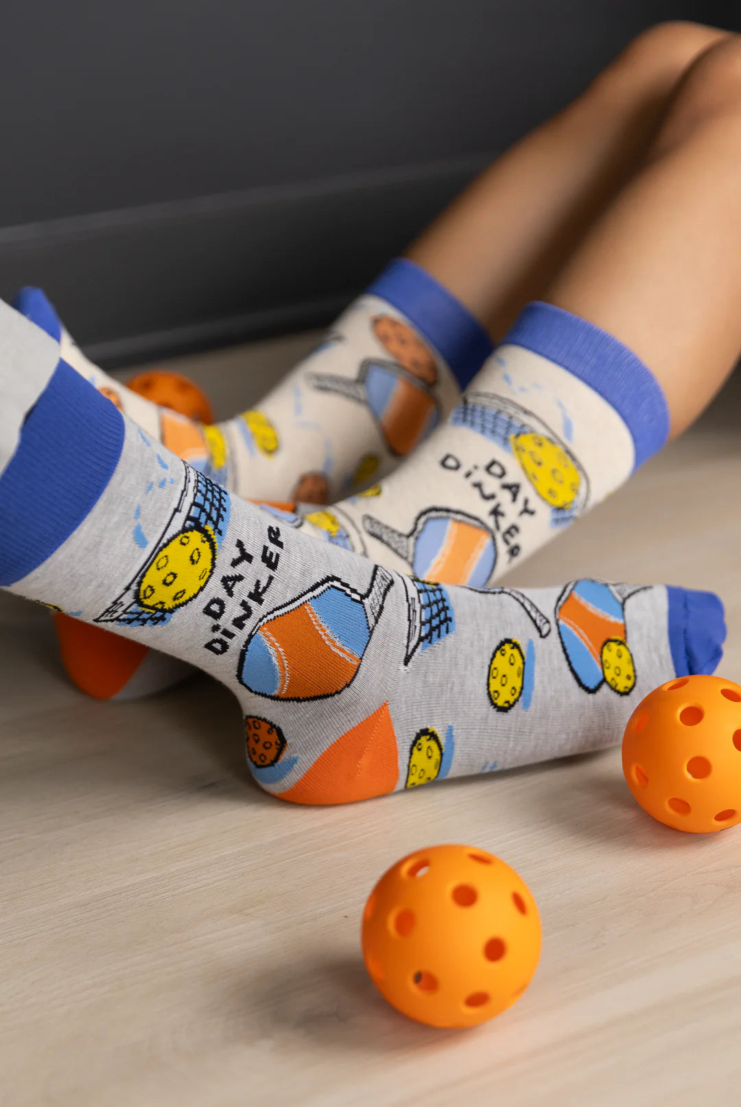 Chaussettes en coton « In a Pickle » par Uptown Sox