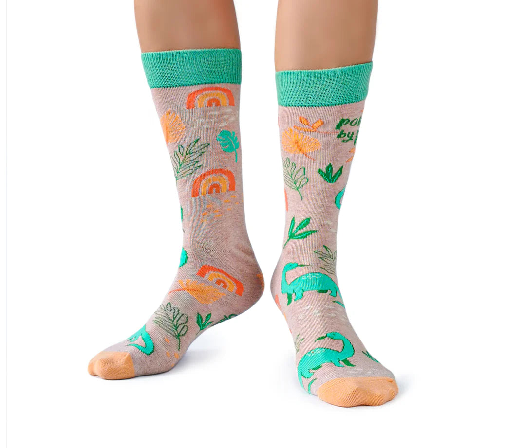 Chaussettes mi-mollet « Plant Eater » par Uptown Sox - Medium