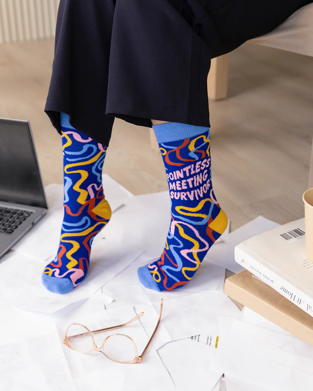 Chaussettes en coton « Grand-père préféré » par Uptown Sox - Grande 