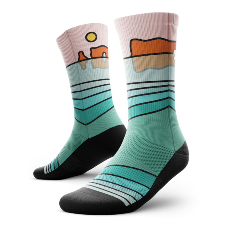 "Perce" Performance Crew Running Socks by Outway