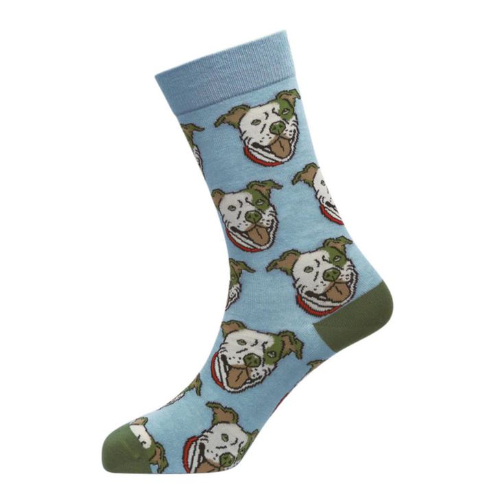 "Pitbull" Bamboo Crew Socks by Sexy Socks