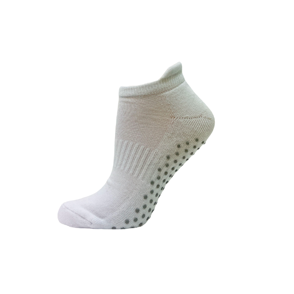 90% Cotton Ankle Grip Socks by Point Zero-Medium