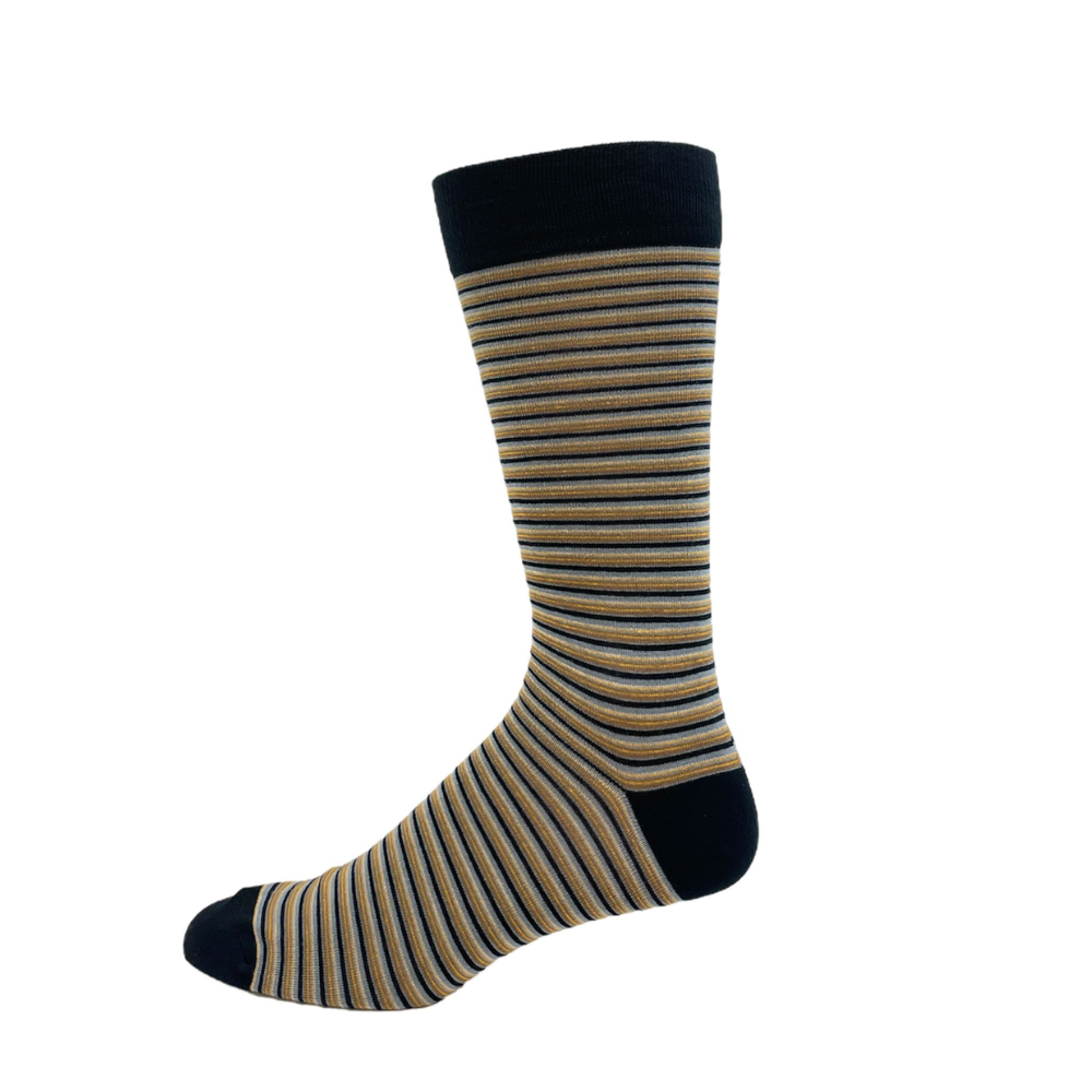 "Stripe" Bamboo Socks by Vagden - Large