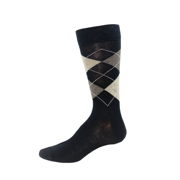 Chaussettes en coton Key « Argyle » - Grande