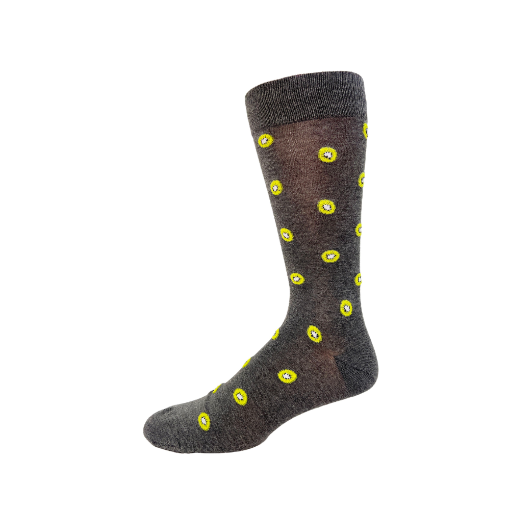 kiwi pattern bamboo socks