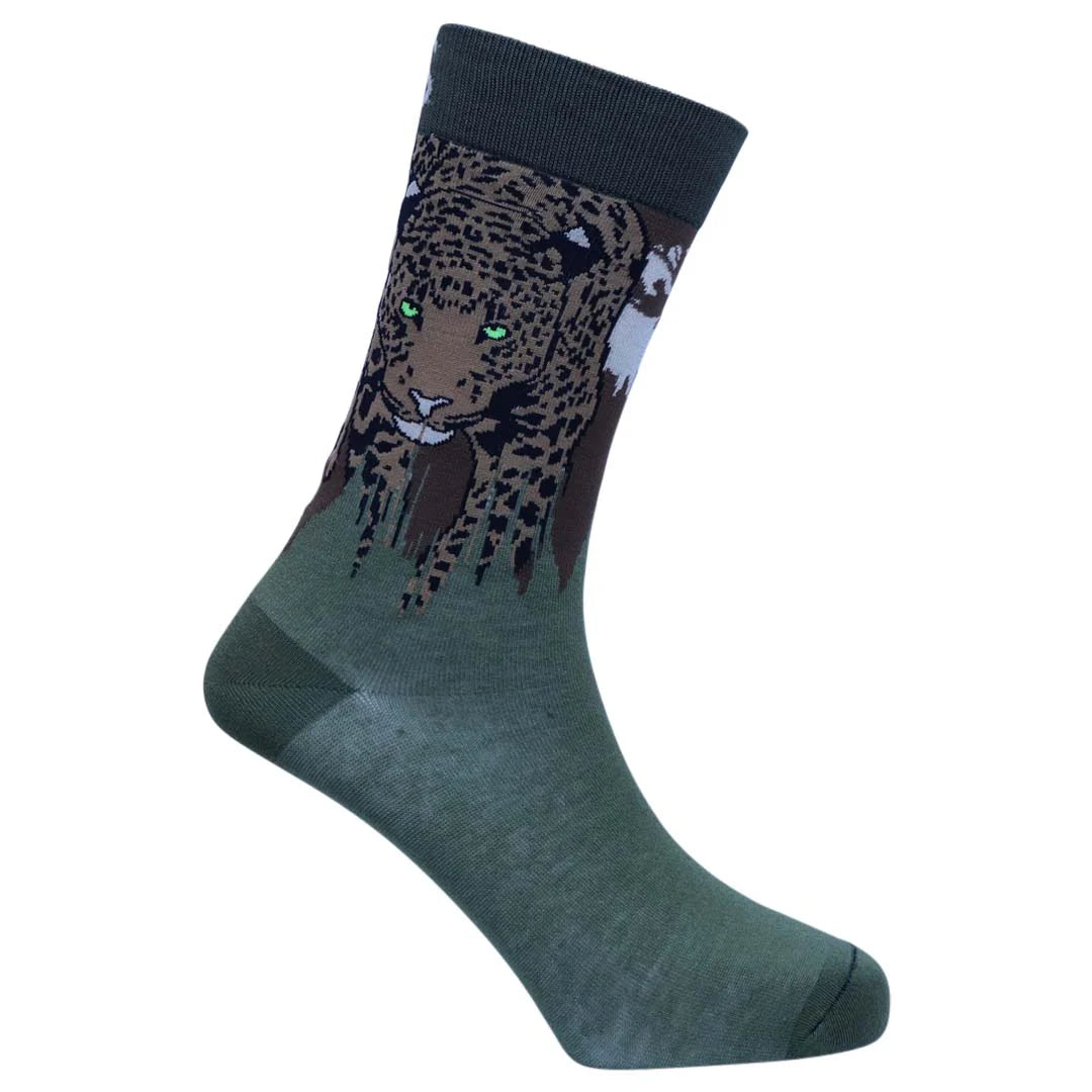 "Predator" Natural Bamboo Crew Socks by Sexy Socks