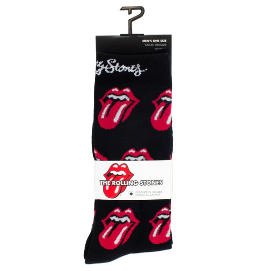 Chaussettes « Rolling Stones Red Tongues » de Perri - Grande taille 