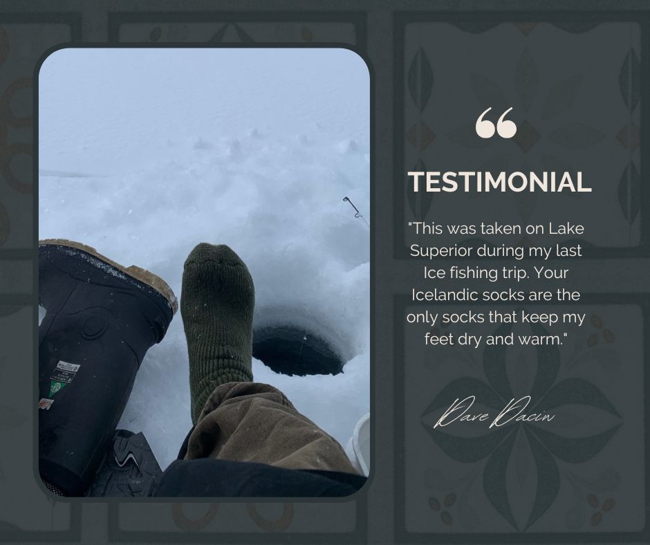 2 PAIRES - Chaussettes thermiques en laine « Arctic Trail » Icelandic -40 de JB Field (LÉGÈREMENT IMPARFAITES)