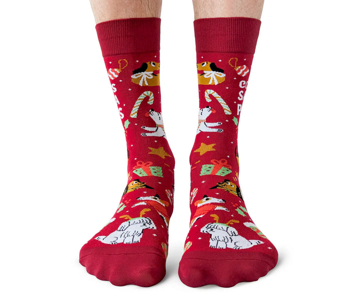 Chaussettes en coton « In a Pickle » par Uptown Sox