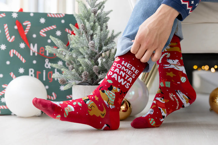 Chaussettes en coton « In a Pickle » par Uptown Sox