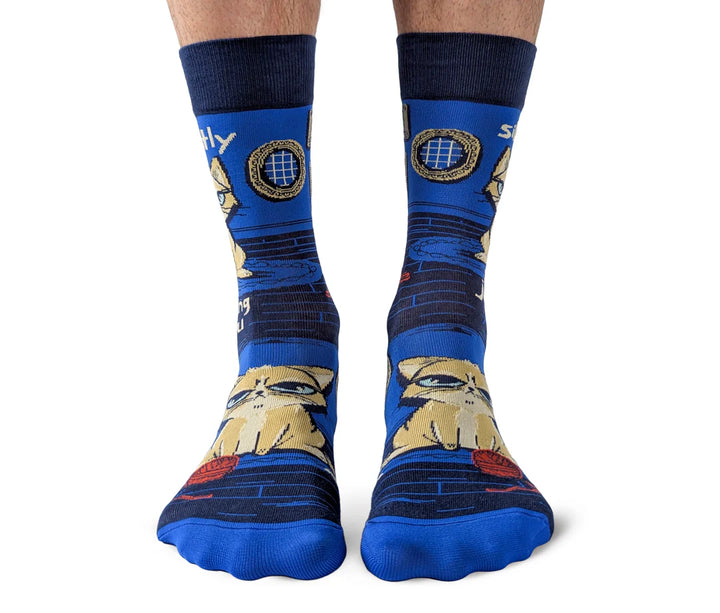 Chaussettes en coton « Judging You » par Uptown Sox - Medium 