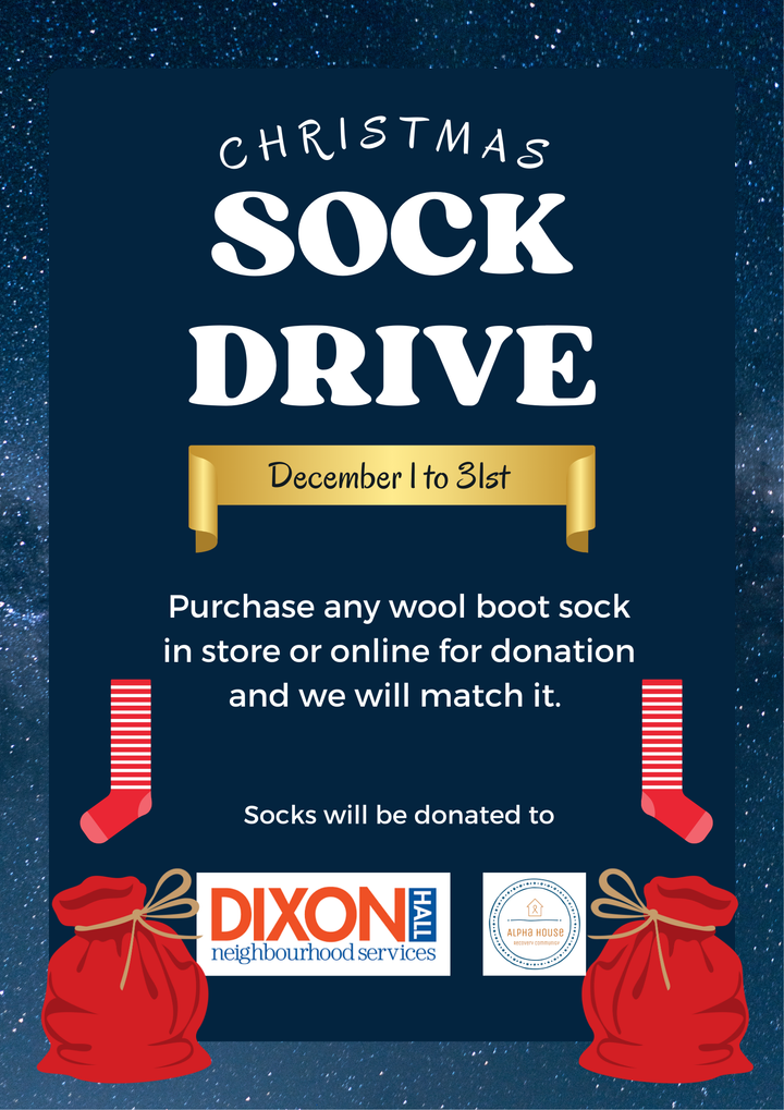 DON - Chaussette pour bottes d'hiver en laine - COLLECTE DE CHAUSSETTES