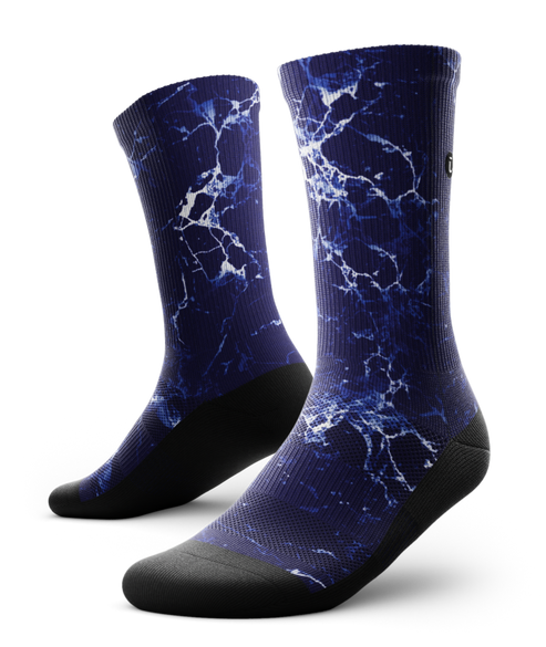 "Sapphire" Performance Crew Running Socks by Outway