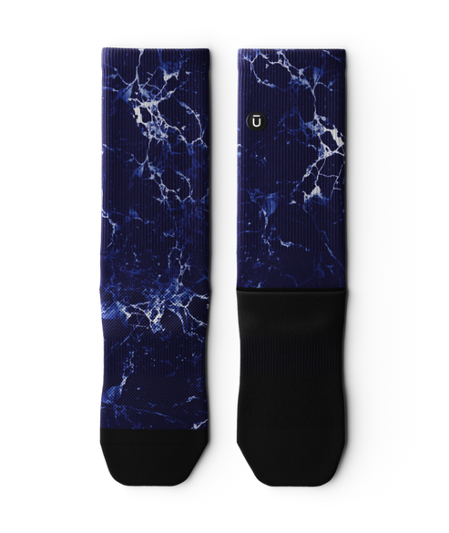 "Sapphire" Performance Crew Running Socks by Outway