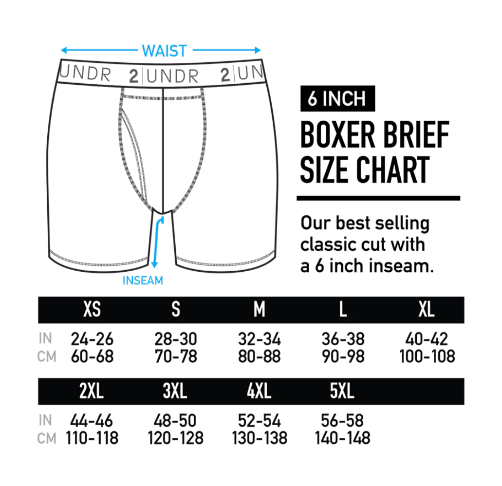 Boxer Day Shift 6" de 2UNDR - Hilo