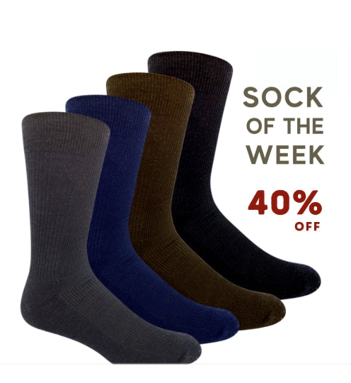 Vagden "No Ordinary Sock" Merino Wool Cushion Crew Dress Sock