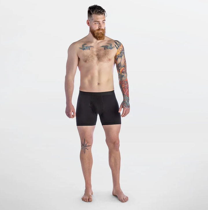Men's Modal-Cotton Mid-Rise 6" Boxer Brief by Stanfield's