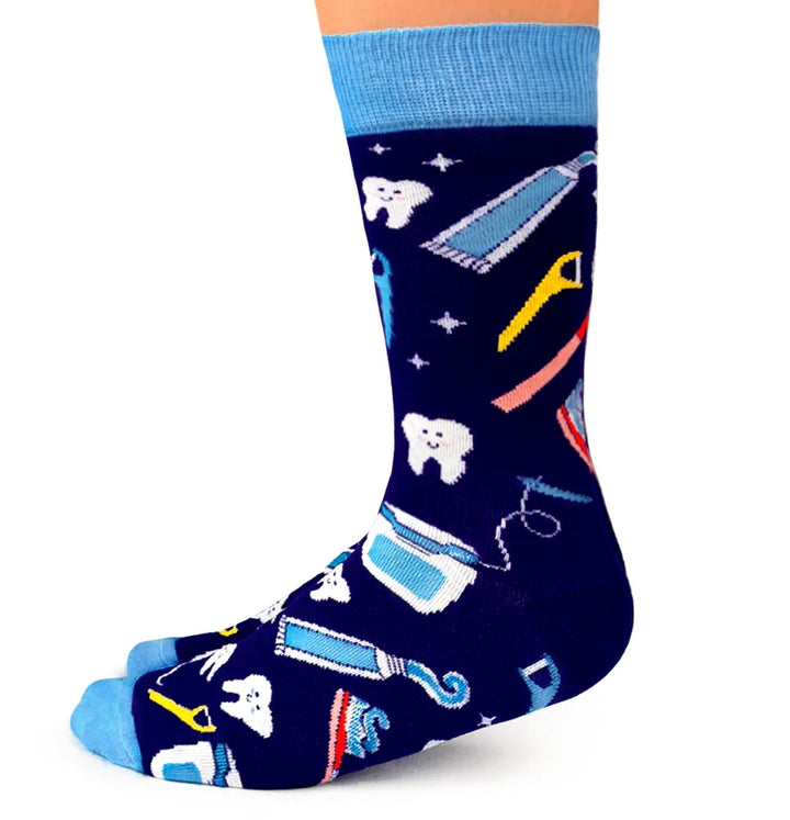 Chaussettes en coton « Dental » par Uptown Sox - Medium 