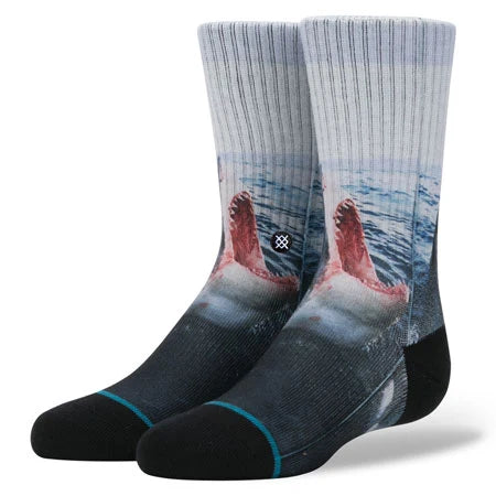 "Sea Wolf" Kids Combed Cotton Crew Socks by Stance  (CLEARANCE)