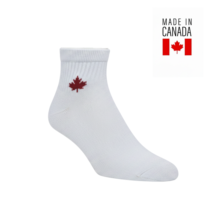 J.B. Field's Canadian Maple Leaf Bamboo 1/4 Socks