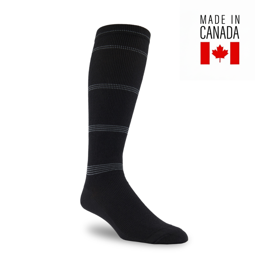 Chaussettes de compression hautes Arriva en holofibre graduée (12-16 mmHg)