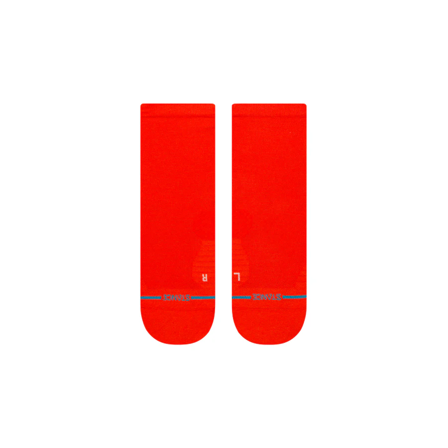 Stance "Red Ultra Qtr" Run/Course Performance Running Socks