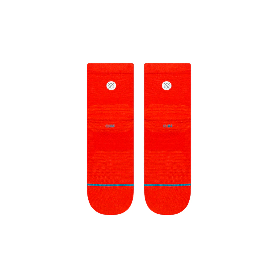 Stance "Red Ultra Qtr" Run/Course Performance Running Socks