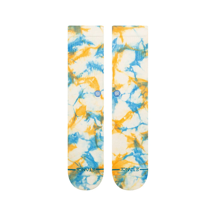 "Spotty Dye" Combed Cotton Blend Crew Socks by Stance