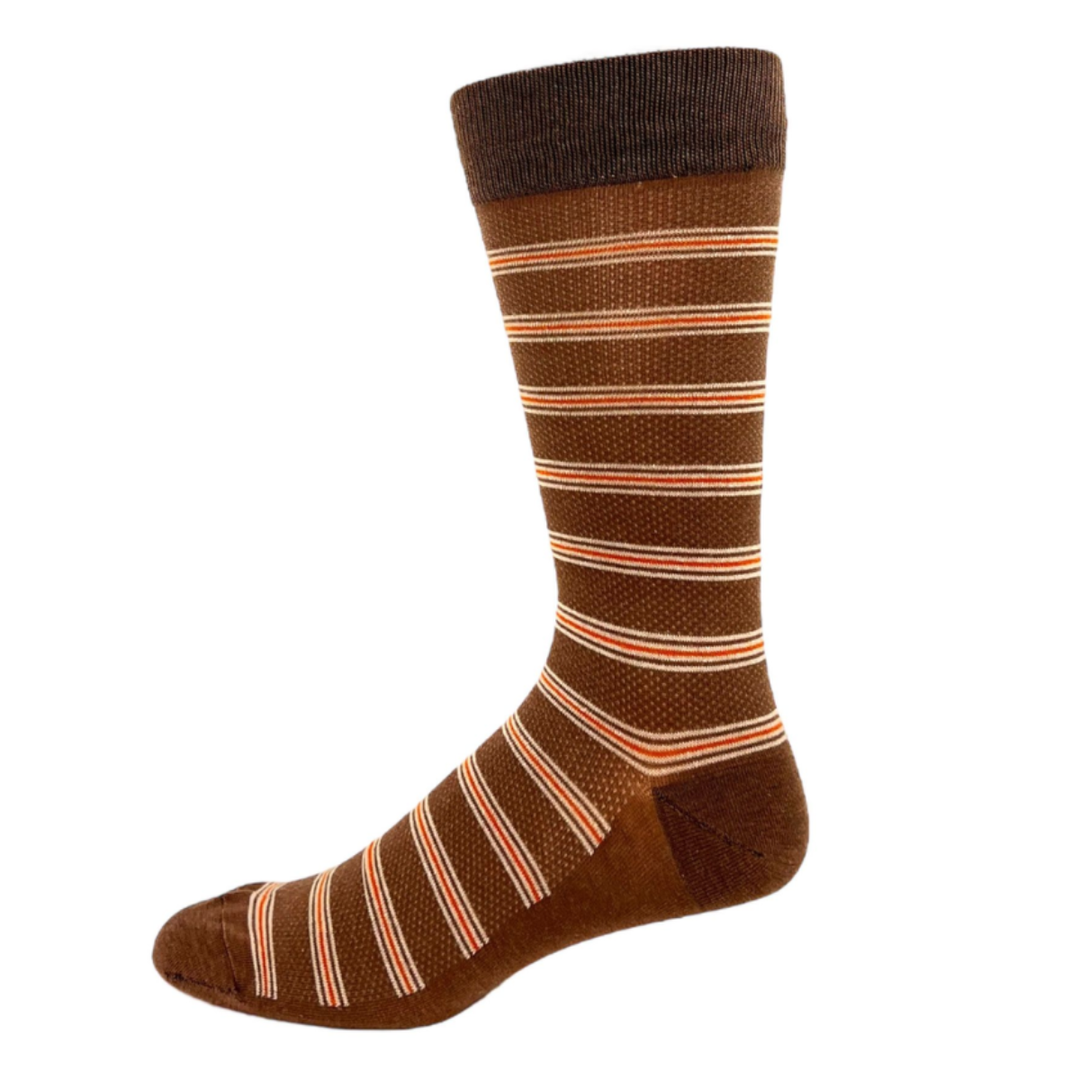 Chaussettes en bambou « Stripe Block » par Key - Large 