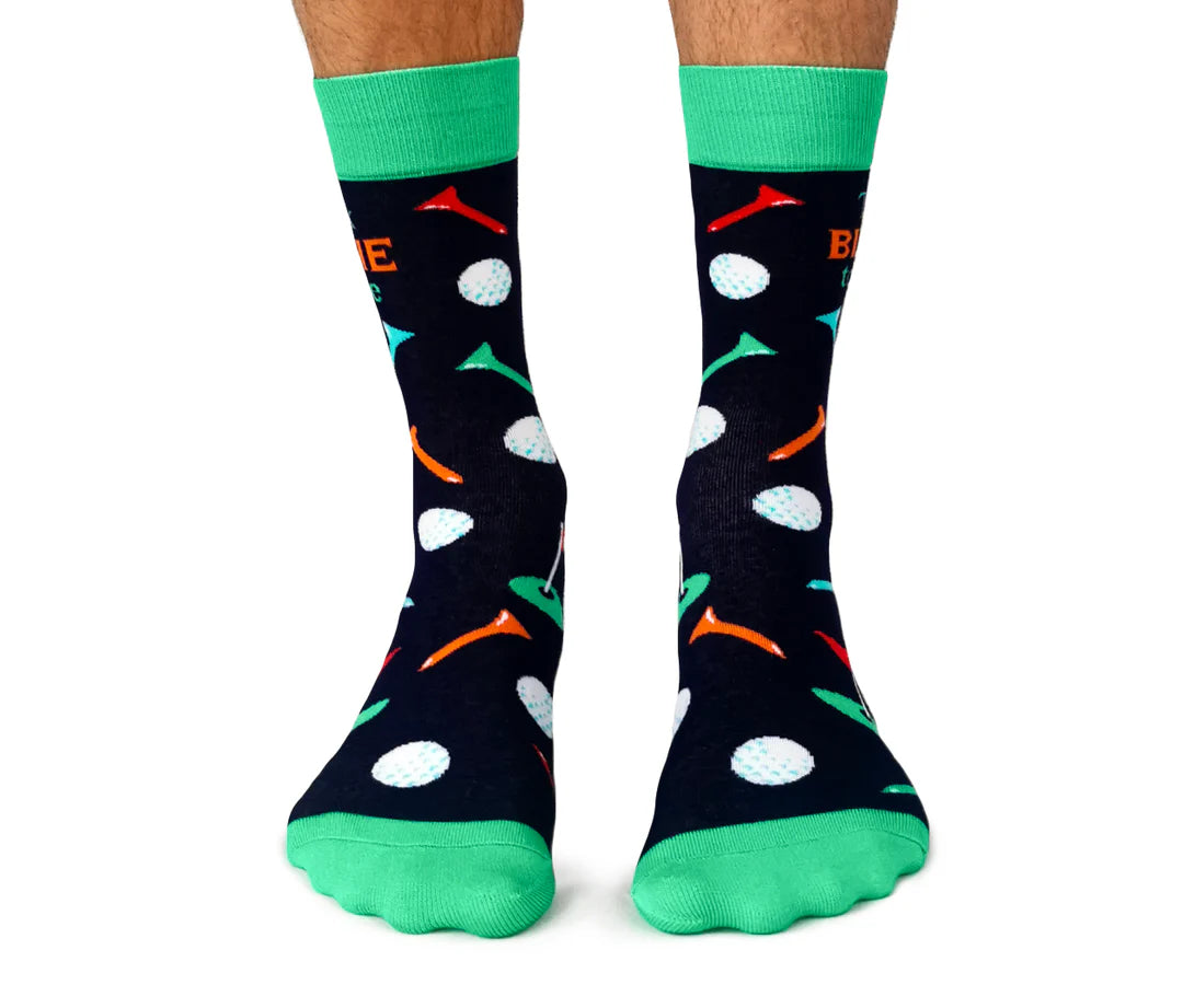 Chaussettes en coton « Talk Birdie to Me » par Uptown Sox 