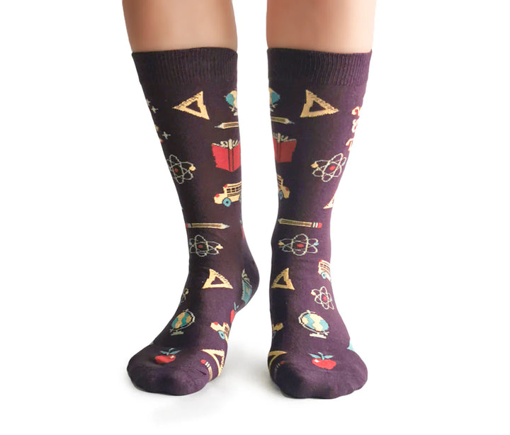 Chaussettes en coton « Teacher's Pet » par Uptown Sox 