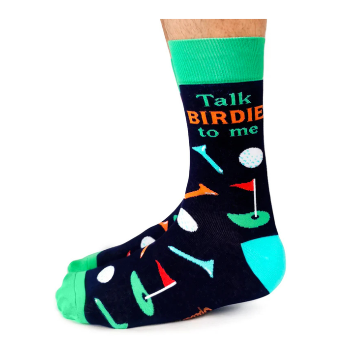 Chaussettes en coton « Talk Birdie to Me » par Uptown Sox 